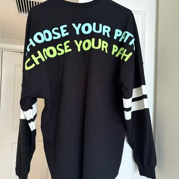 Disney Star Wars Black Long Sleeve Shirt Choose Your Path Circle -size Medium - Picture 2 of 7